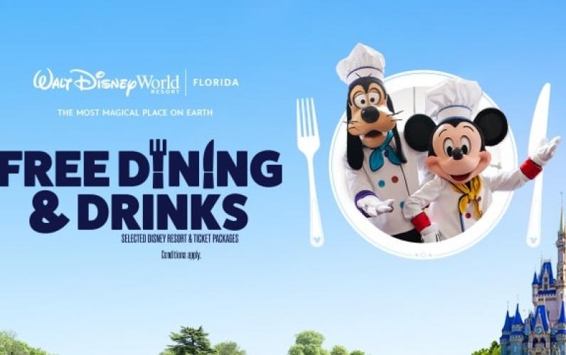 Walt Disney World® Resort: FREE Disney Dining & Drinks