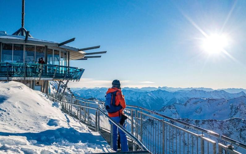 Family Skiing in Snow-Sure Obergurgl